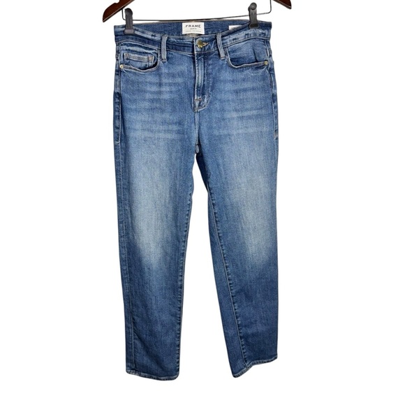 Frame Denim Le Nouveau Straight Jean in Jessie High Rise Size 26 - Picture 5 of 14